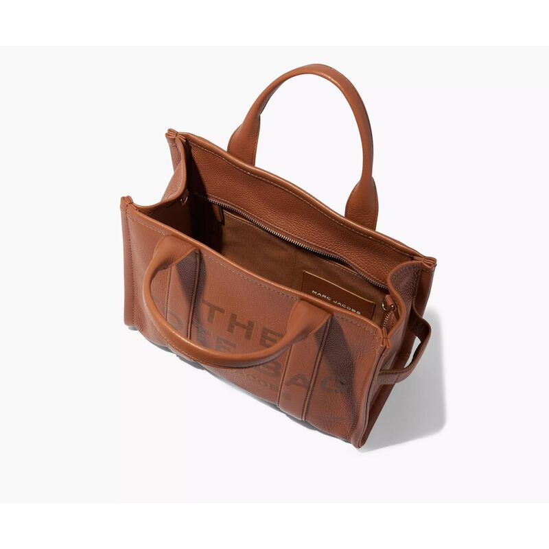 MARC JACOBS The Leather Medium Tote Bag image number 2